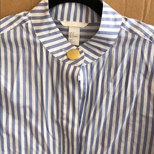 Striped tunic blouse